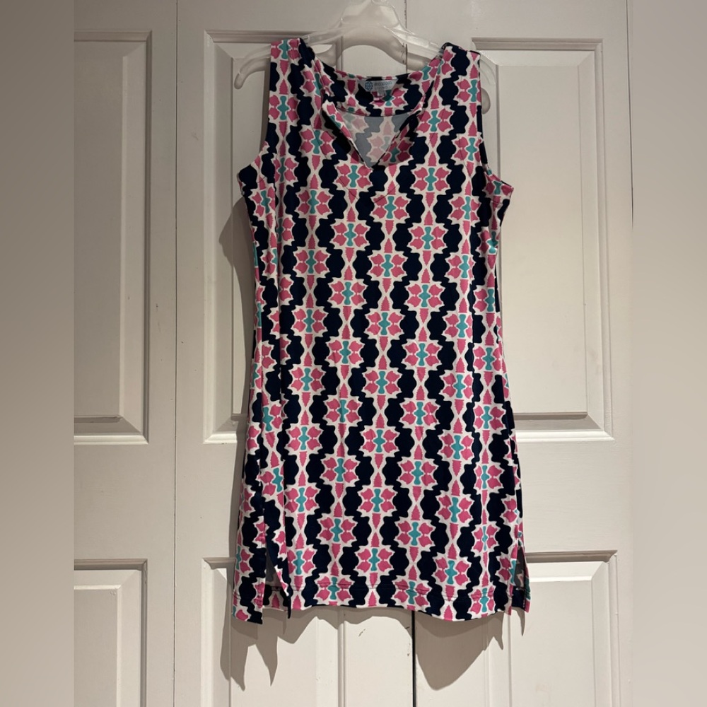 Escapada Beach Dress/ Summer nights , Patterned Mini Dress
